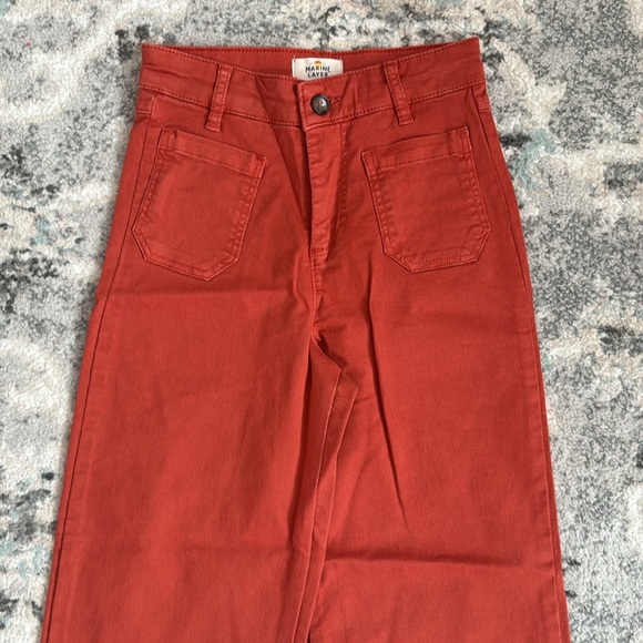 Marine Layer Bridget Pant in Baked Clay Size 0 - Picture 2 of 9